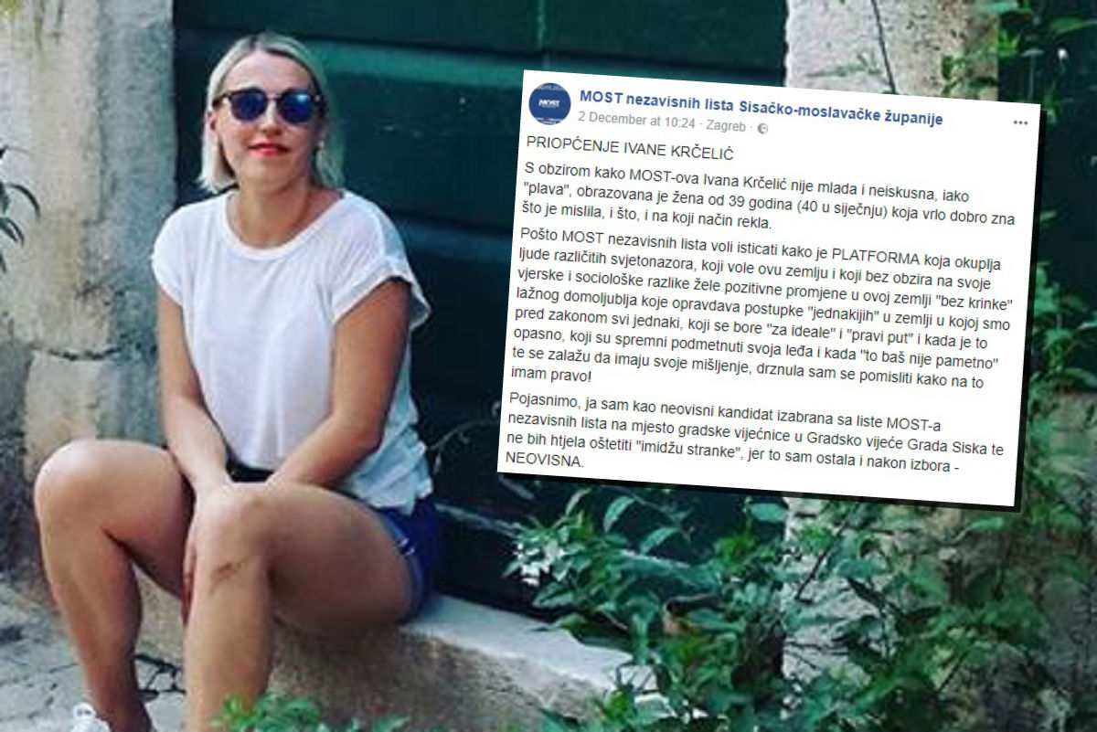 Mostovka odgovorila Mostu na kritike zbog Praljka: "Jesam plava, ali mlada i neiskusna nisam"