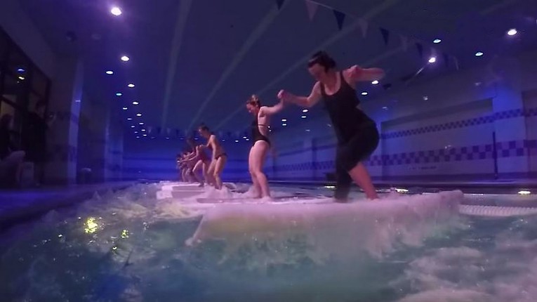 Da bar i kod nas postoji ovakav plutajući fitness