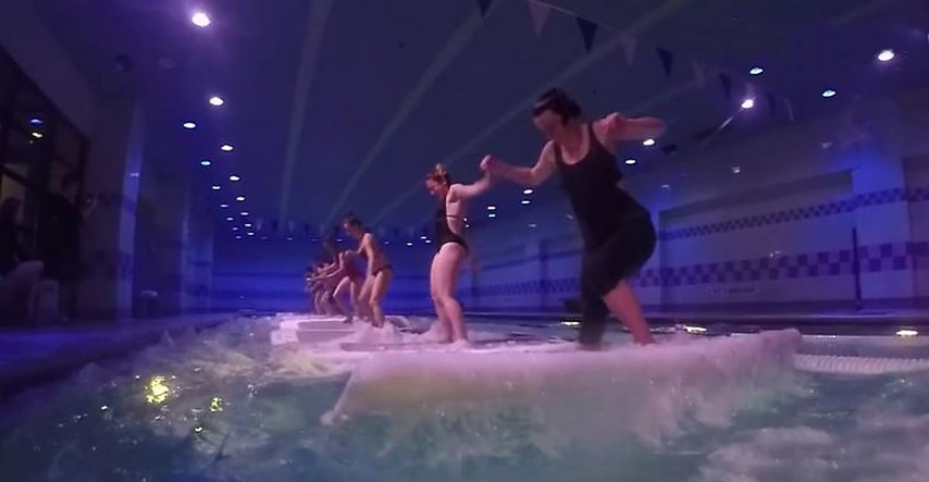 Da bar i kod nas postoji ovakav plutajući fitness
