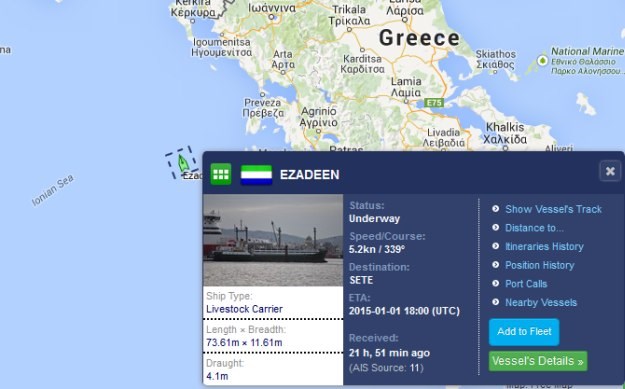 Napušteni brod s 450 ilegalnih imigranata pluta na ulazu u Jadran