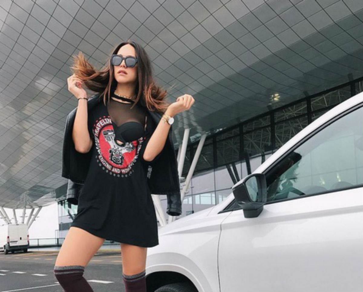 Lana Jurčević u maloj, crnoj i jako čudnoj haljini
