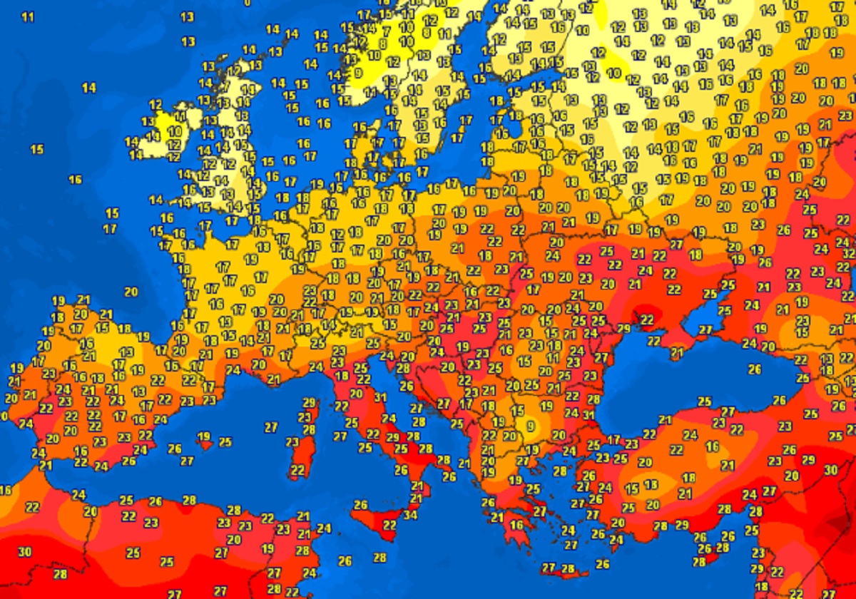 HRVATSKA JE NAJTOPLIJA U EUROPI Na Lastovu već u 8 sati izmjereno 33, a u Dubrovniku 32 stupnja