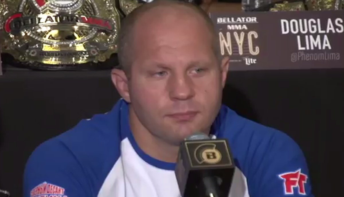 Fedor: Nikad se nisam smatrao najboljim