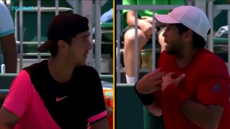 "To je moj jebeni otac": Pogledajte svađu dvojice tenisača na Mastersu u Miamiju