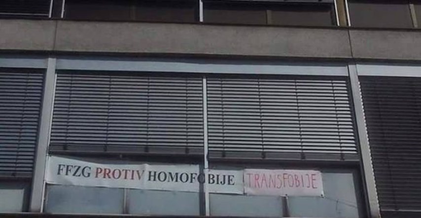 Na Filozofskom u Zagrebu transparentom obilježen Dan transrodne vidljivosti