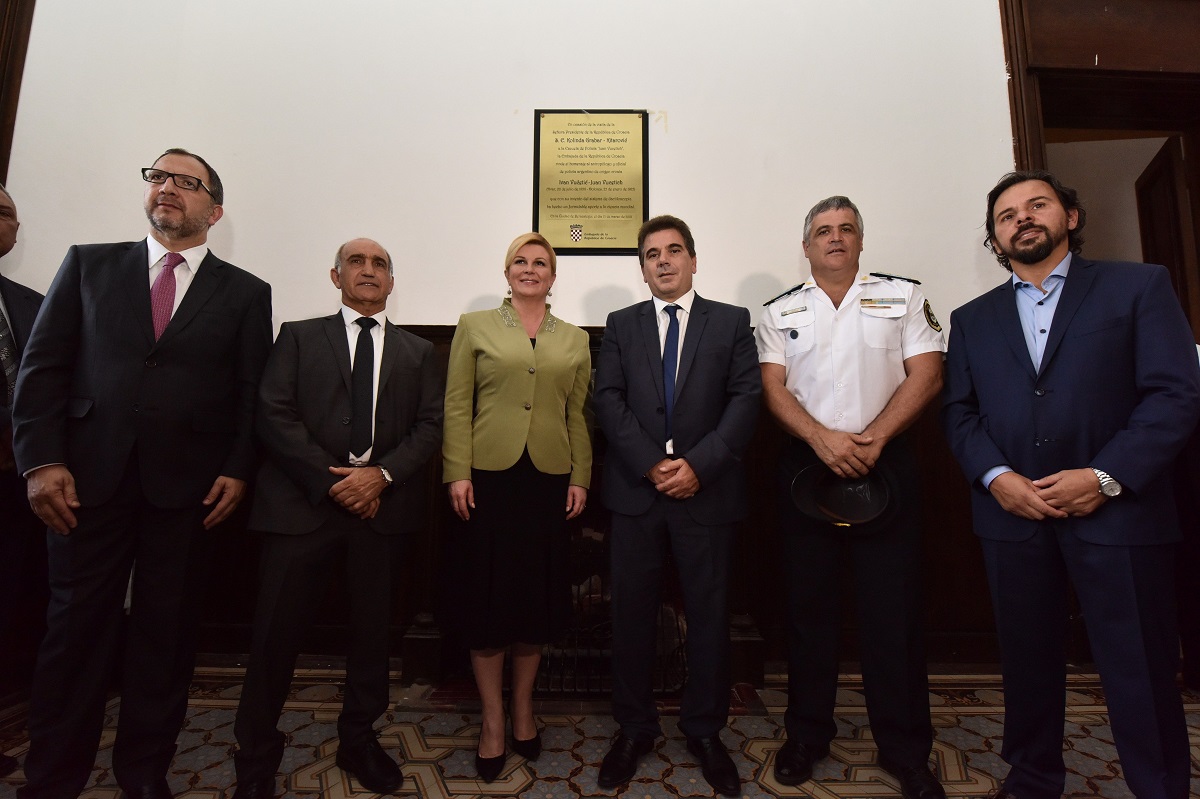 Kolinda u Argentini posjetila policijsku akademiju koja nosi ime po Hrvatu