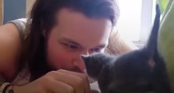 VIDEO Spasili su mačića koji je lutao po tržnici i pronašli mu stalan dom