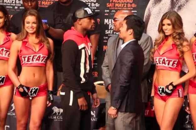 Napeto na sučeljavanju Mayweathera i Pacquiaoa