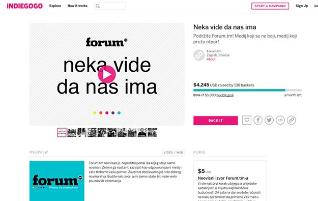 Forum.tm za samo jedan dan prikupio više od 4200 dolara