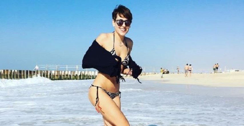 FOTO Selfie u badiću: Bivša Miss Hrvatske od ledenih temperatura pobjegla u Dubai