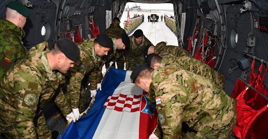 Tijelo preminulog vojnika prevezeno iz Litve u Hrvatsku