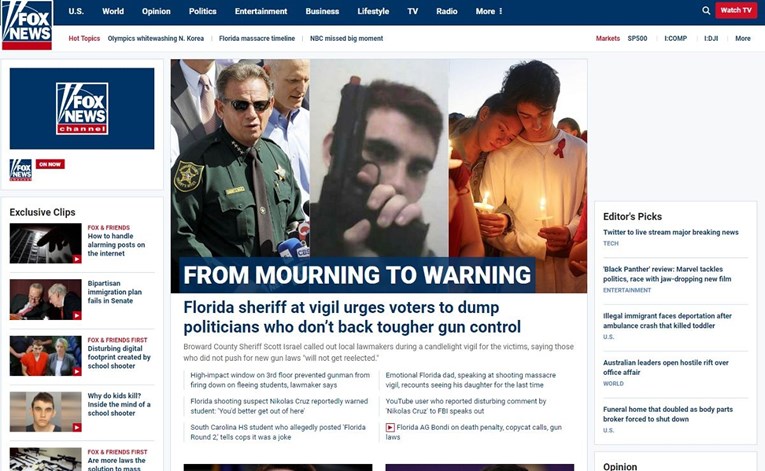 Fox postao najposjećeniji news site u SAD-u