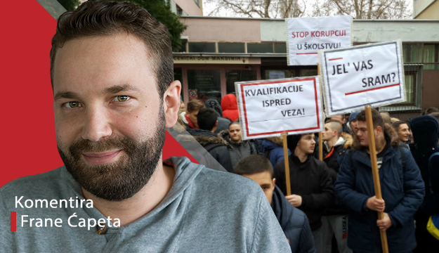 Prosvjed učenika u Zagrebu rekao je baš sve o našem bijednom školstvu
