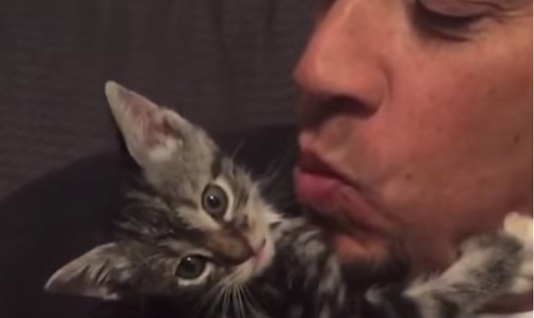 VIDEO Nikada nije bio ljubitelj mačaka, no ovaj mu se malac zavukao pod kožu