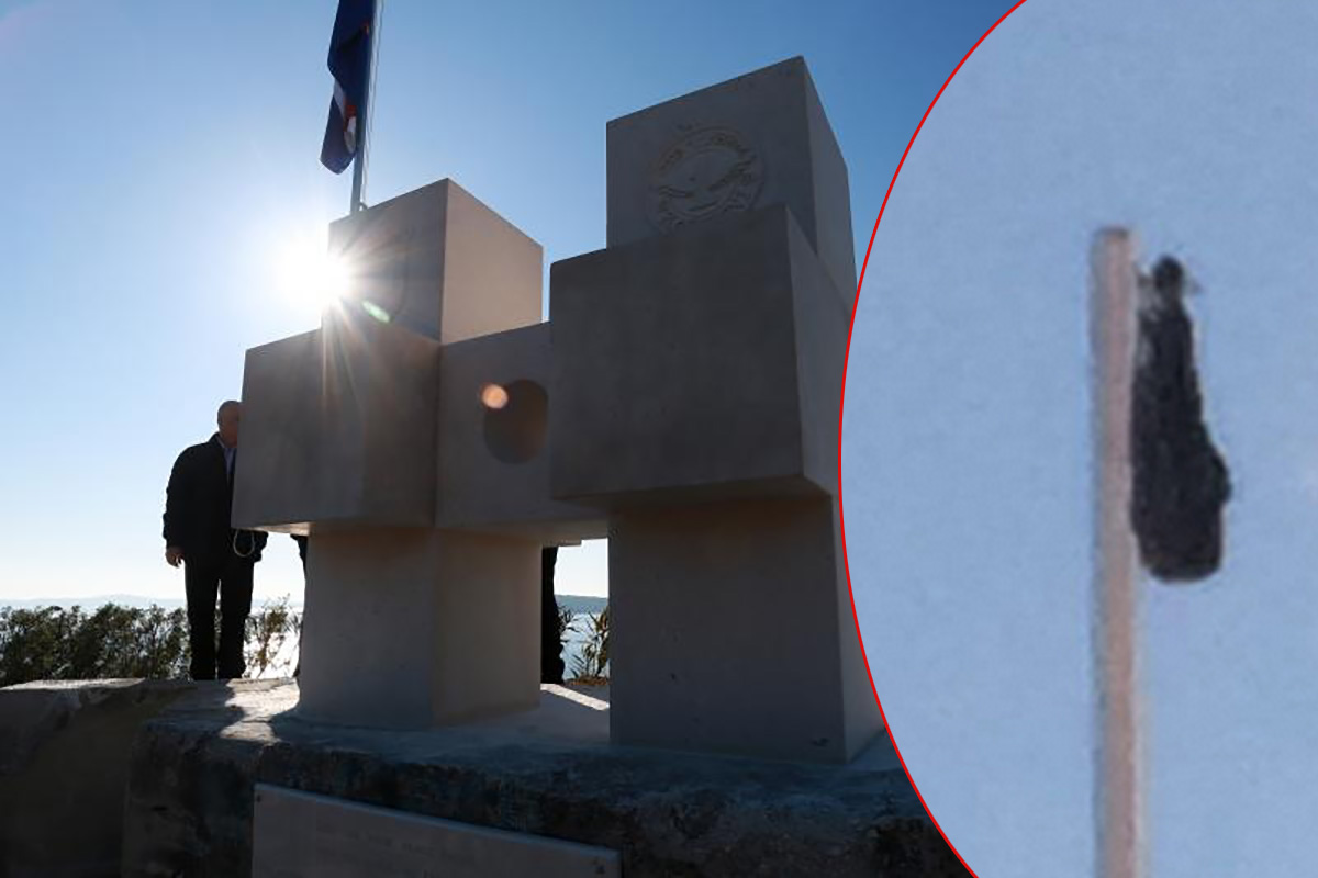 Na splitskim Kašjunima umjesto hrvatske zastave vijore se - gaćice