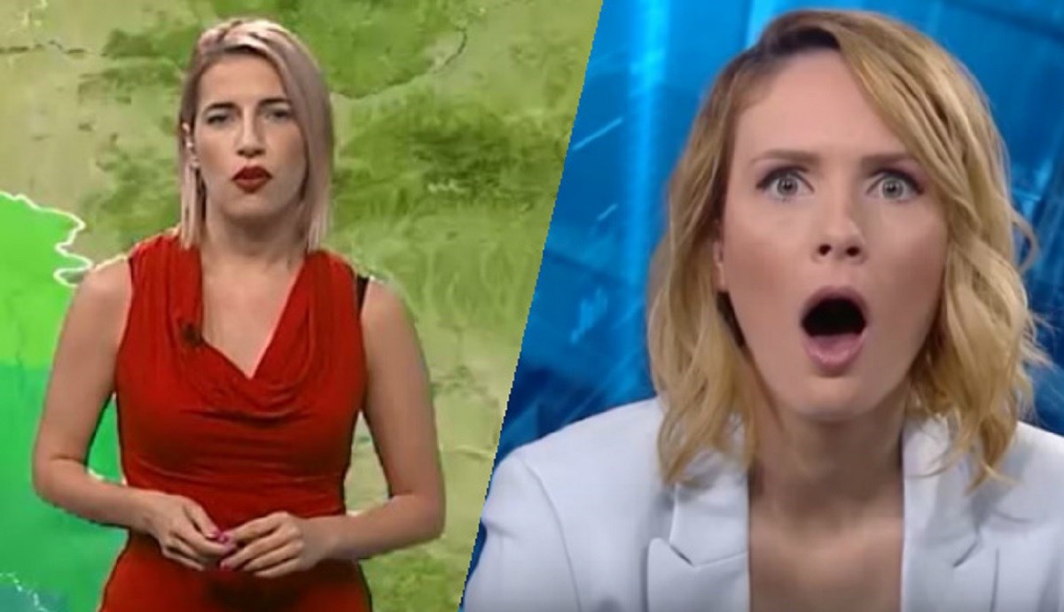 VIDEO Lijepa voditeljica N1 televizije dobila krivu prognozu pa opsovala: "Jebemu, ne valja ovo"