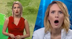 VIDEO Lijepa voditeljica N1 televizije dobila krivu prognozu pa opsovala: "Jebemu, ne valja ovo"