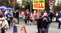 Snimka koja je obišla svijet: Pogledajte kako je ova hrabra djevojčica utišala nabrijanog homofoba