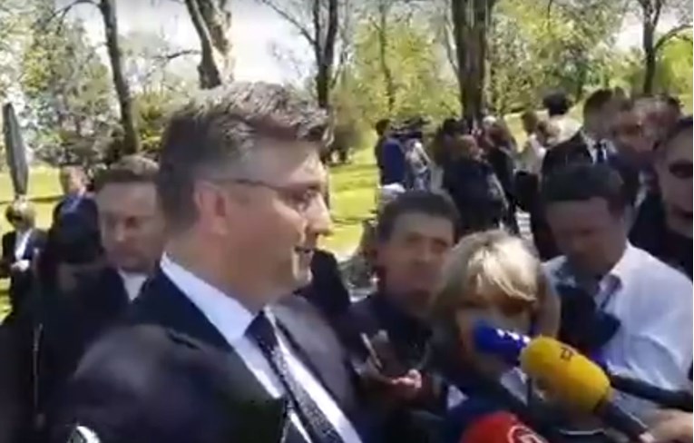 Plenković nakon komemoracije odgovarao na neugodna pitanja