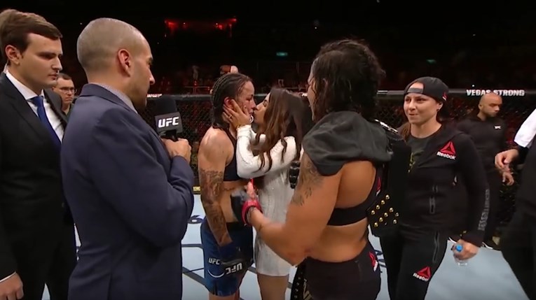 PRVI OKRŠAJ GEJ BORKINJA ZA UFC POJAS Nunes slavila tehničkim nokautom pa se rasplakala u kavezu