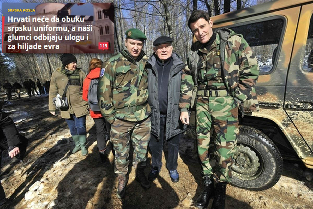 Srbi o "Generalu": "Naši glumci u tom filmu ne žele glumiti ni za tisuće eura"