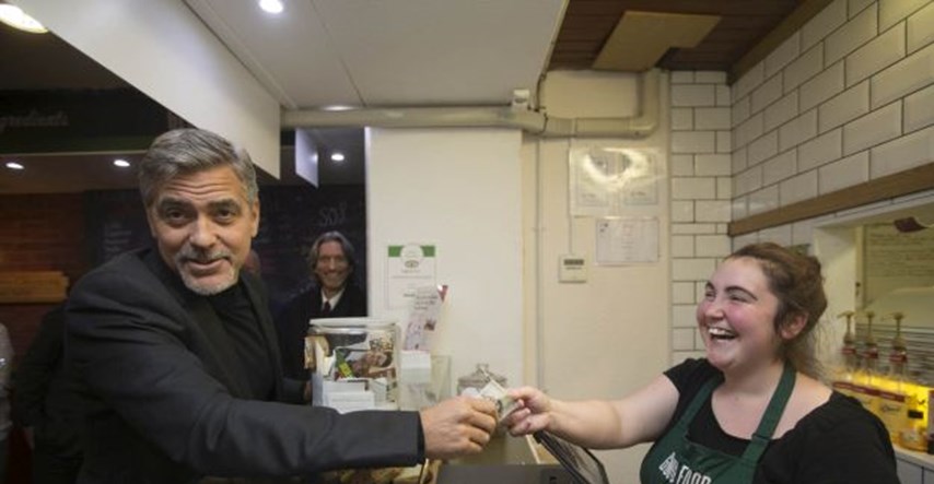 Glumac velikog srca: George Clooney u kafiću ostavio 7000 kuna za beskućnike