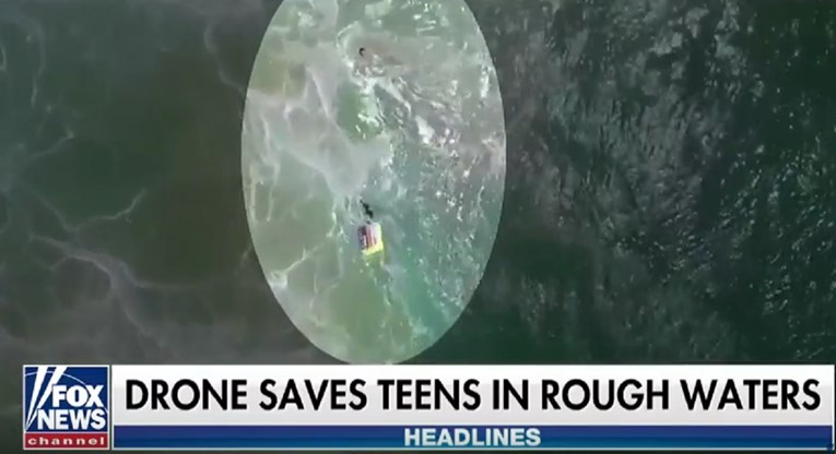 VIDEO Australce golemi valovi nosili po otvorenom moru, spasio ih dron