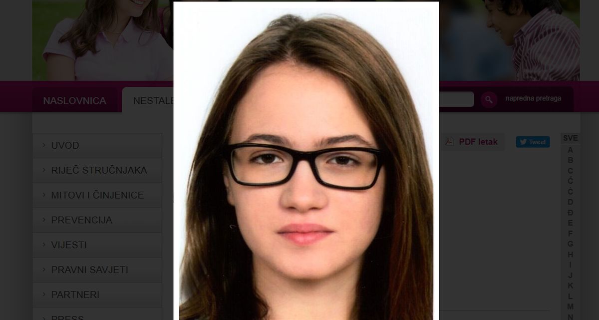 JESTE LI JE VIDJELI? U Šibeniku nestala 16-godišnja djevojka