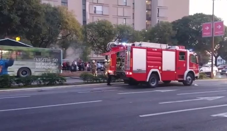 VIDEO Prometov autobus zapalio se na Poljičkoj u Splitu