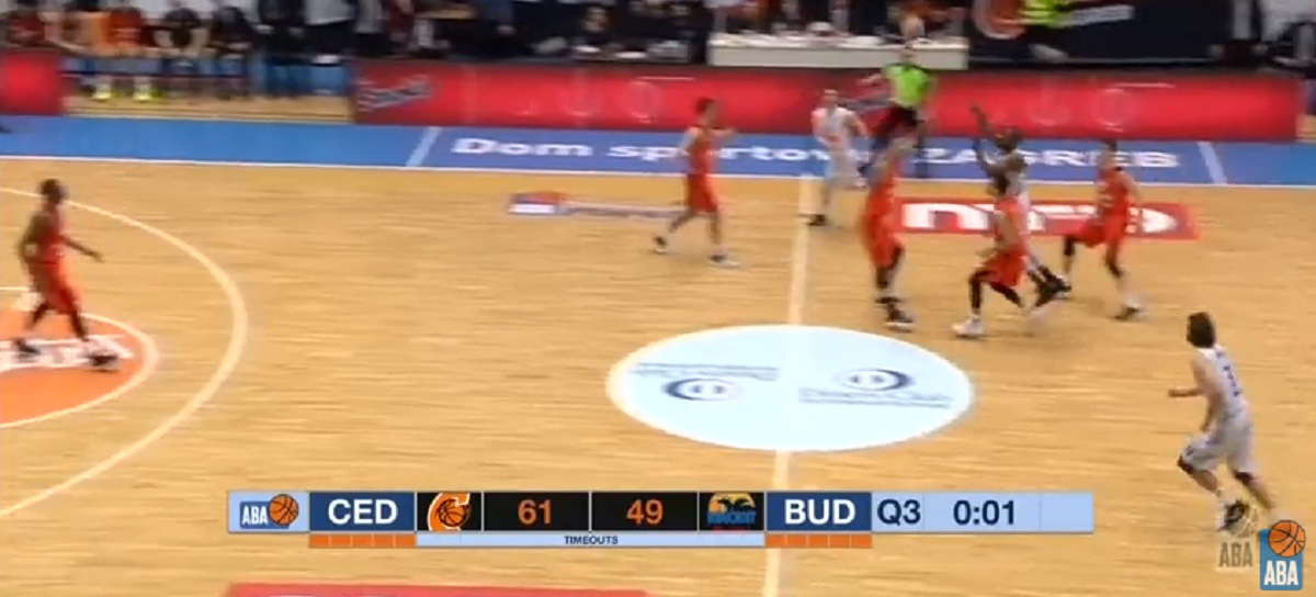 GIBSON KAO KECMAN Pogledajte što je napravio igrač Budućnosti protiv Cedevite