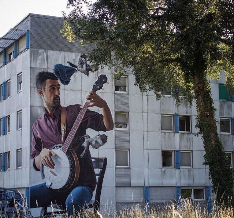 FOTO Kad vidite novi mural zagrebačkog uličnog umjetnika, bit će vam jasno zašto osvaja svijet