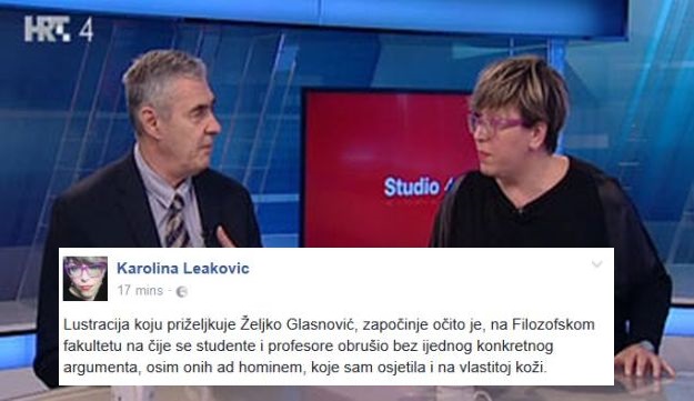 Leaković: To je ta Glasnovićeva lustracija, napadi ad hominem, bez i jednog jedinog argumenta