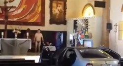 VIDEO Uletio autom u crkvu pa gol golcat urlao pred oltarom