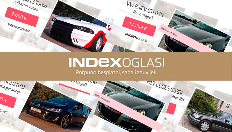 NAJPOPULARNIJE NA INDEX OGLASIMA Od vrhunski tuniranog Golfa do vladinog Genšera