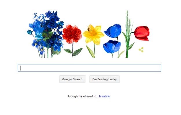 Rascvjetani Google želi vam sretno proljeće