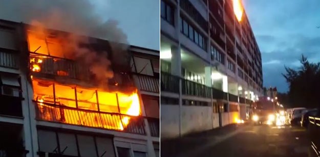 VIDEO, FOTO Ugašen požar u zgradi u Savskom gaju, vatrogasci spuštali stanare s petog kata