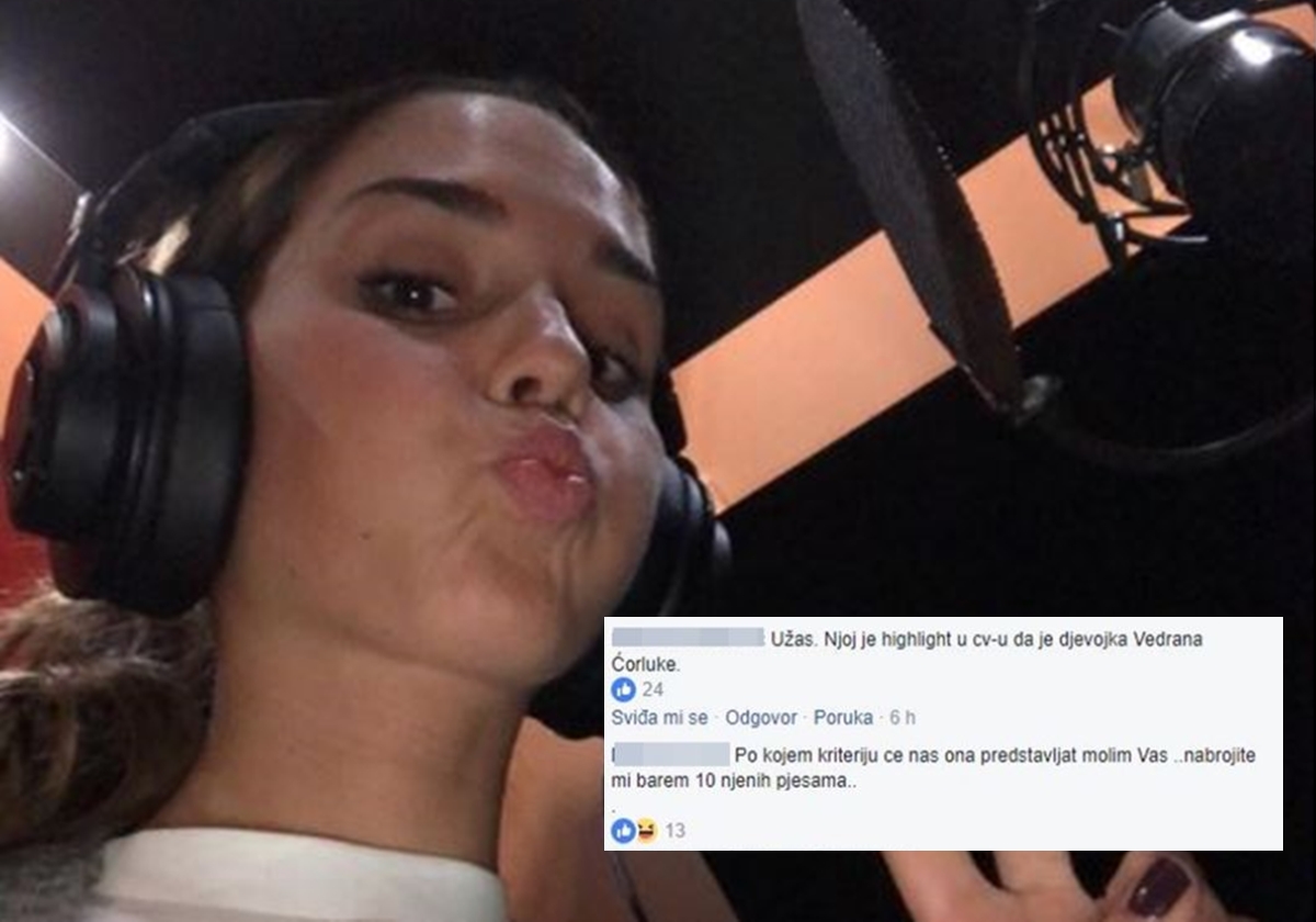 Mnogi Hrvati nisu oduševljeni Frankom na Eurosongu: "Poznata je jer je Ćorlukina cura"