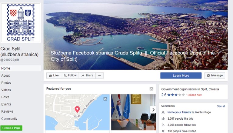 Grad Split se sramoti na Facebooku, ne znaju imena ministra ni župana
