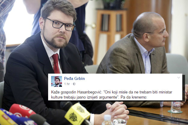 Hasanbegović: Koji su argumenti protiv toga da opet budem ministar?; Grbin: Za početak, ovih pet!