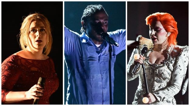 Grammyji 2016: Adele grozna, Kendrick odličan, Gaga kao Bowie, a Rihanna otkazala nastup