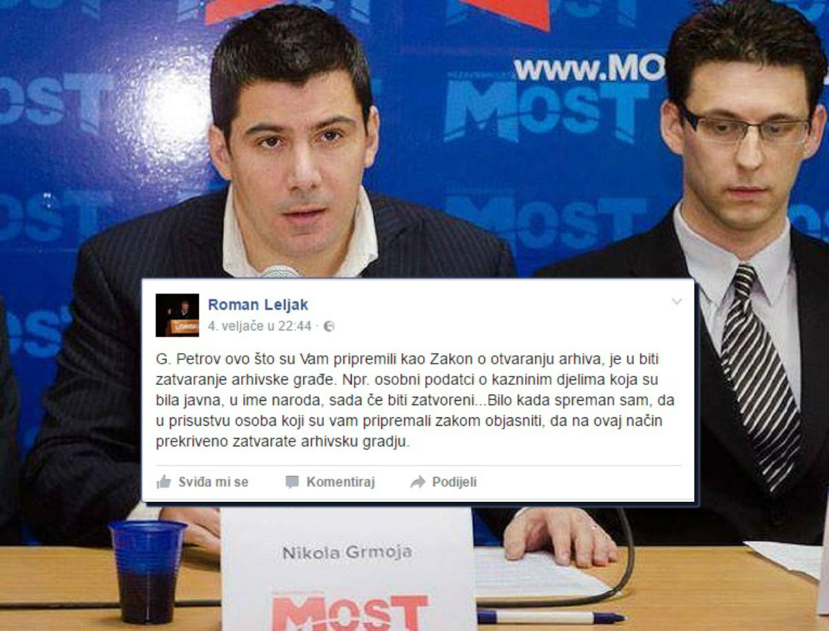 Petrov i Grmoja su savjetnika za arhivu Udbe, pisca s krim dosjeom, našli na Facebooku