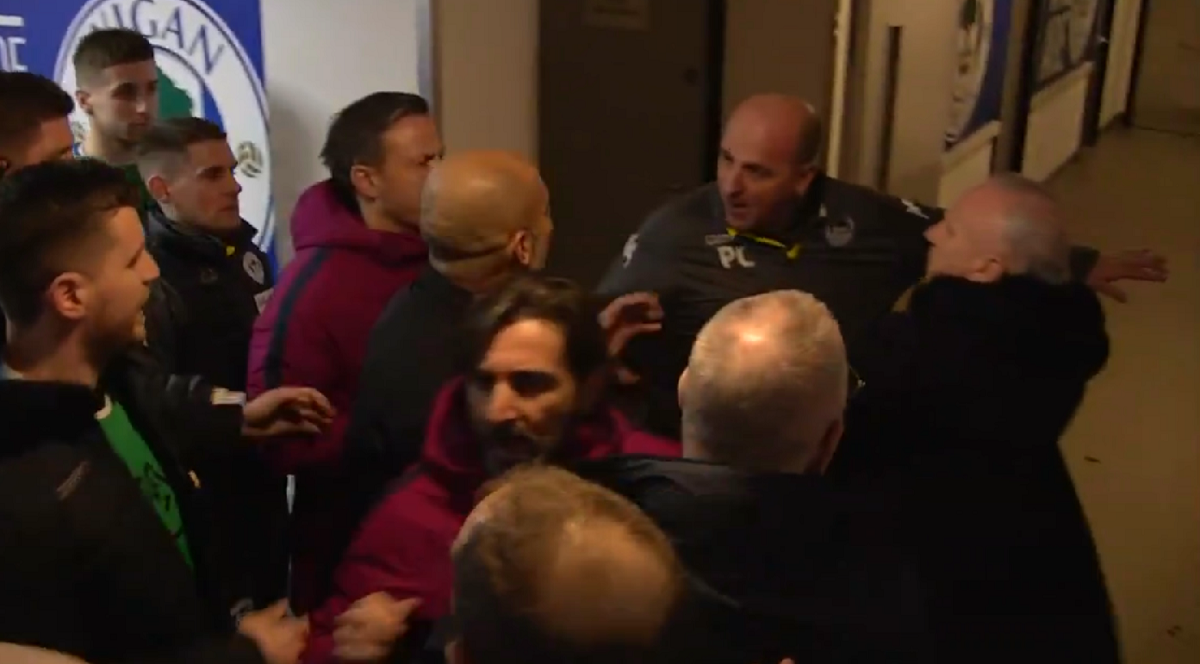 Frustrirani Guardiola se skoro potukao s trenerom Wigana