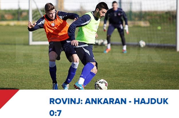 Hajduk razbio slovenskog drugoligaša: Sedam golova u mreži Ankarana