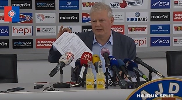 Brbić pisao HNS-u: Išlo nekima na živce ili ne, Hajduk neće prestati ukazivati na nepravilnosti