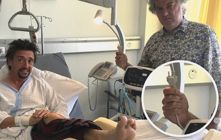 "Isključio sam ga": Richard Hammond i James May nasmijali fanove fotkom iz bolnice