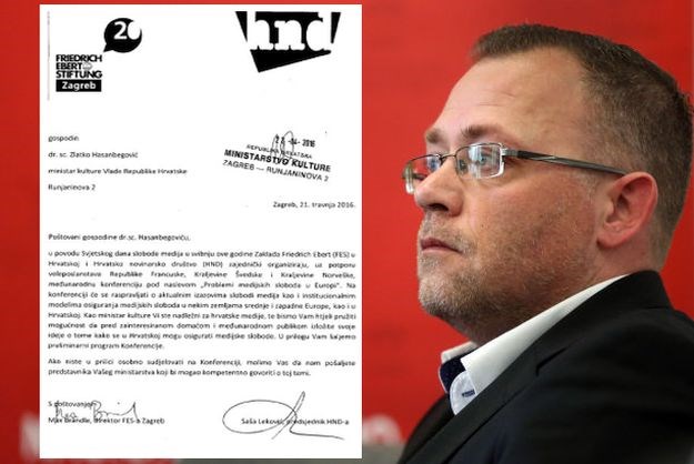 Hasanbegović lagao da nije pozvan na skup o slobodi medija, evo i dokaza