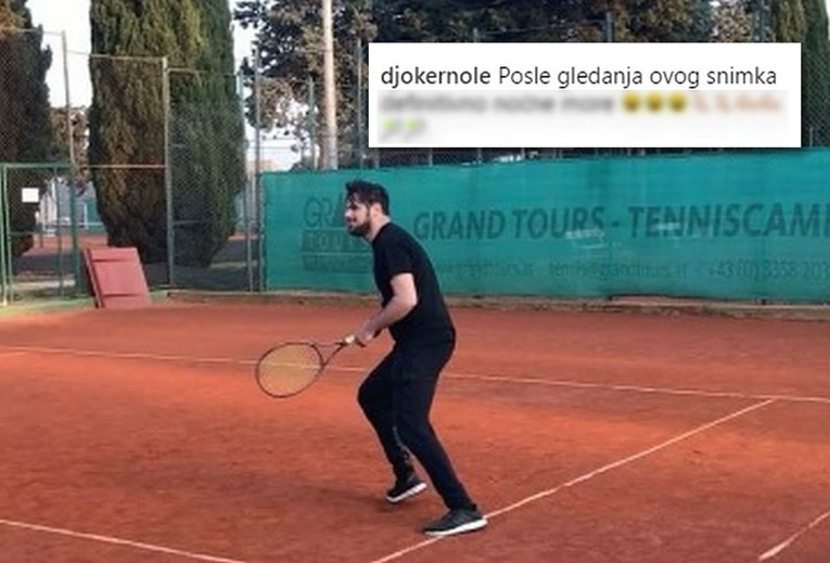 VIDEO Stjepan Hauser se pohvalio igranjem tenisa, Novak Đoković ga uništio