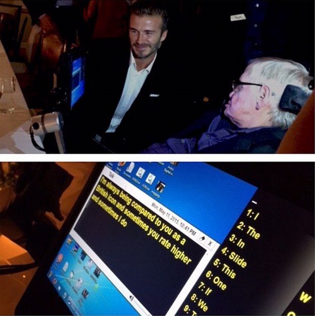 Susreli se Hawking i Beckham, evo što je slavni fizičar poručio nogometašu