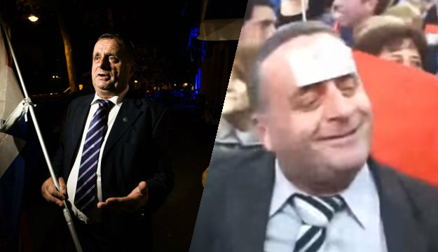 HDZ-ovca koji se proslavio lijepljenjem iskaznice na čelo nisu pustili na proslavu