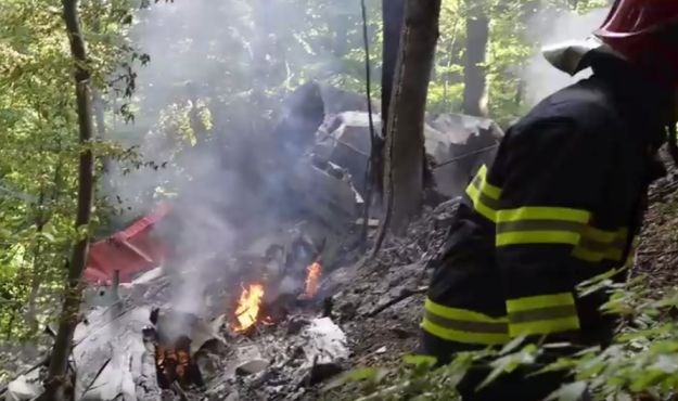 Srušio se slovački spasilački helikopter, četiri mrtva